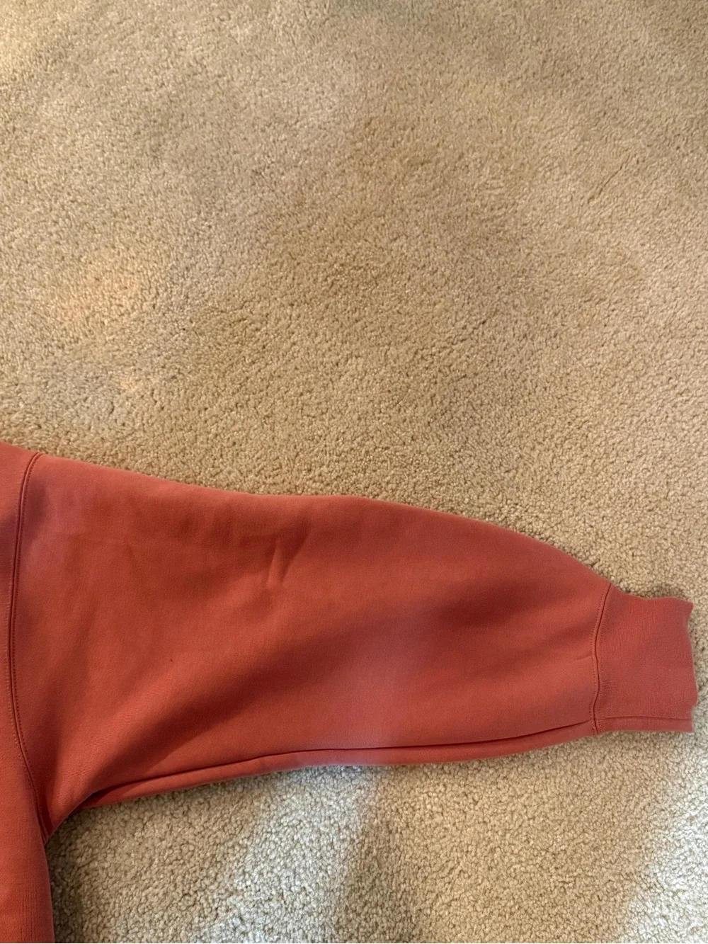 Nike Air Jordan Men's Brick Red Hoodie - Size  Medium Worn Once